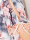 Блуза сіро-рожева з квітковим принтом | 6280184 | фото 5