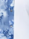 Блуза біло-синя з квітковим принтом | 6280209 | фото 5