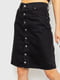 Джинсовая юбка черная | 6280291 | фото 3