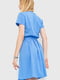 Платье А-силуэта голубое | 6280570 | фото 4