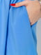 Платье А-силуэта голубое | 6280570 | фото 6