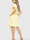 Сукня А-силуету жовта | 6280572 | фото 4