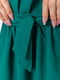 Платье А-силуэта зеленое | 6280573 | фото 5