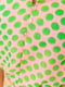 Платье А-силуэта розовое в зеленый горох | 6280585 | фото 5
