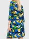 Платье А-силуэта в разноцветный принт | 6280590 | фото 4