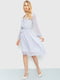Платье А-силуэта белое в горох | 6280593 | фото 3
