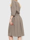 Сукня А-силуету кольору мокко у горох | 6280604 | фото 4