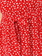 Сукня А-силуету червона з квітковим принтом | 6280608 | фото 5