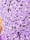 Платье А-силуэта сиреневое с цветочным принтом | 6280609 | фото 5