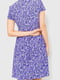 Платье А-силуэта фиолетовое с цветочным принтом | 6280610 | фото 4