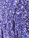 Платье А-силуэта фиолетовое с цветочным принтом | 6280610 | фото 5