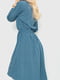 Платье А-силуэта сине-зеленое | 6280611 | фото 4