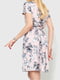 Сукня А-силуету пудрова з квітковим принтом | 6280630 | фото 4