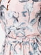 Сукня А-силуету пудрова з квітковим принтом | 6280630 | фото 5