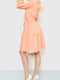 Сукня А-силуету персикова | 6280638 | фото 4