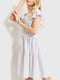 Сукня А-силуету молочного кольору в горох | 6280641 | фото 2
