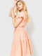 Сукня А-силуету персикового кольору | 6280646 | фото 4