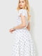 Сукня А-силуету біла з принтом | 6280657 | фото 4