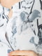 Сукня А-силуету сіра з квітковим принтом | 6280660 | фото 5