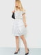 Сукня А-силуету молочного кольору з принтом | 6280677 | фото 3