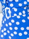 Платье А-силуэта синее в горох | 6280685 | фото 5