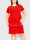 Сукня червона з написами | 6280719 | фото 2