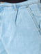 Джиносвые шорты голубые | 6281296 | фото 5