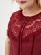 Платье бордовое «Аксиния» | 6282170 | фото 5