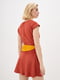 Платье терракотово-янтарного цвета «Босфор» | 6282185 | фото 3