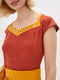 Платье терракотово-янтарного цвета «Босфор» | 6282185 | фото 4