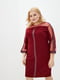 Платье бордовое «Илария» | 6282214 | фото 2