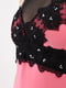 Сукня рожево-чорна «Кассандра» (без шлейфу) | 6282233 | фото 4