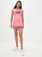 Сукня-футболка рожева з малюнком "Лузана" | 6282259 | фото 2