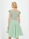 Платье А-силуэта мятного цвета "Марита" | 6282271 | фото 3