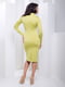 Сукня-футляр оливкового кольору "Марлен" | 6282274 | фото 3