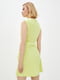 Платье А-силуэта салатового цвета с декором "Мелисса" | 6282282 | фото 3
