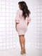 Платье-футляр розовое "Орнелла" | 6282302 | фото 3