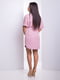 Платье А-силуэта розовое "Прага" | 6282309 | фото 3