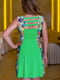 Платье А-силуэта разноцветное "Розелла" | 6282322 | фото 2