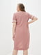 Платье-футболка пудрового цвета "Саванна" | 6282326 | фото 3