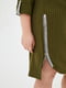 Сукня А-силуету кольору хакі "Сільва" | 6282331 | фото 4
