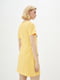 Сукня-футболка жовта з принтом "Соланж" | 6282338 | фото 3