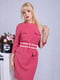 Платье бордово-розовое «Франциска» | 6282353 | фото 2