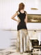 Платье черно-золотистое «Хилари» | 6282361 | фото 2