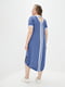 Сукня А-силуету синя "Сальма" | 6282448 | фото 3