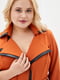 Сукня-жакет помаранчевого кольору "Мальфа" | 6282486 | фото 4