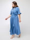 Сукня А-силуету блакитна "Луїза" | 6282544 | фото 3