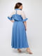 Сукня А-силуету блакитна "Луїза" | 6282544 | фото 4
