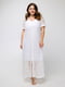 Платье белое «Эмбер» | 6282554