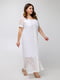 Платье белое «Эмбер» | 6282554 | фото 2